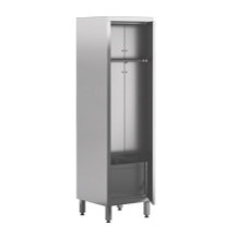 Szafa porządkowa 1-drzwiowa ze zlewem 500 × 500 mm – ASBER SCS1-55/20HD – 304 Line