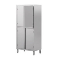 Szafa magazynowa przelotowa z drzwiami skrzydłowymi 1200 × 500 mm – ASBER SC8-125/202SHD – 304 Line