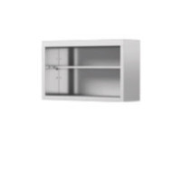 Szafka wisząca otwarta 1900 × 300 mm – ASBER HC-193 – 304 Line