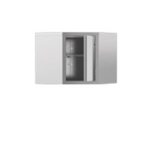 Szafka wisząca narożna z drzwiami skrzydłowymi 600 × 300 mm – ASBER HCA-63 – ECO Line