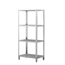 Regał skręcany z półkami gretingowymi 1000 × 600 mm – ASBER SSDG-1060 – ECO Line