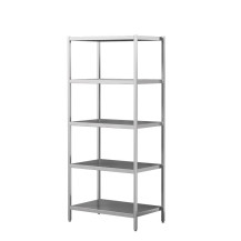 Regał spawany z półkami przestawnymi 600 × 700 mm – ASBER SSAF-67/205S – 304 Line
