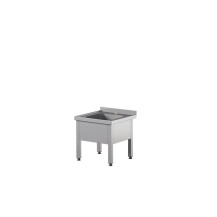 Stół ze zlewem 500 × 500 mm – ASBER STWS/55 – 304 Line
