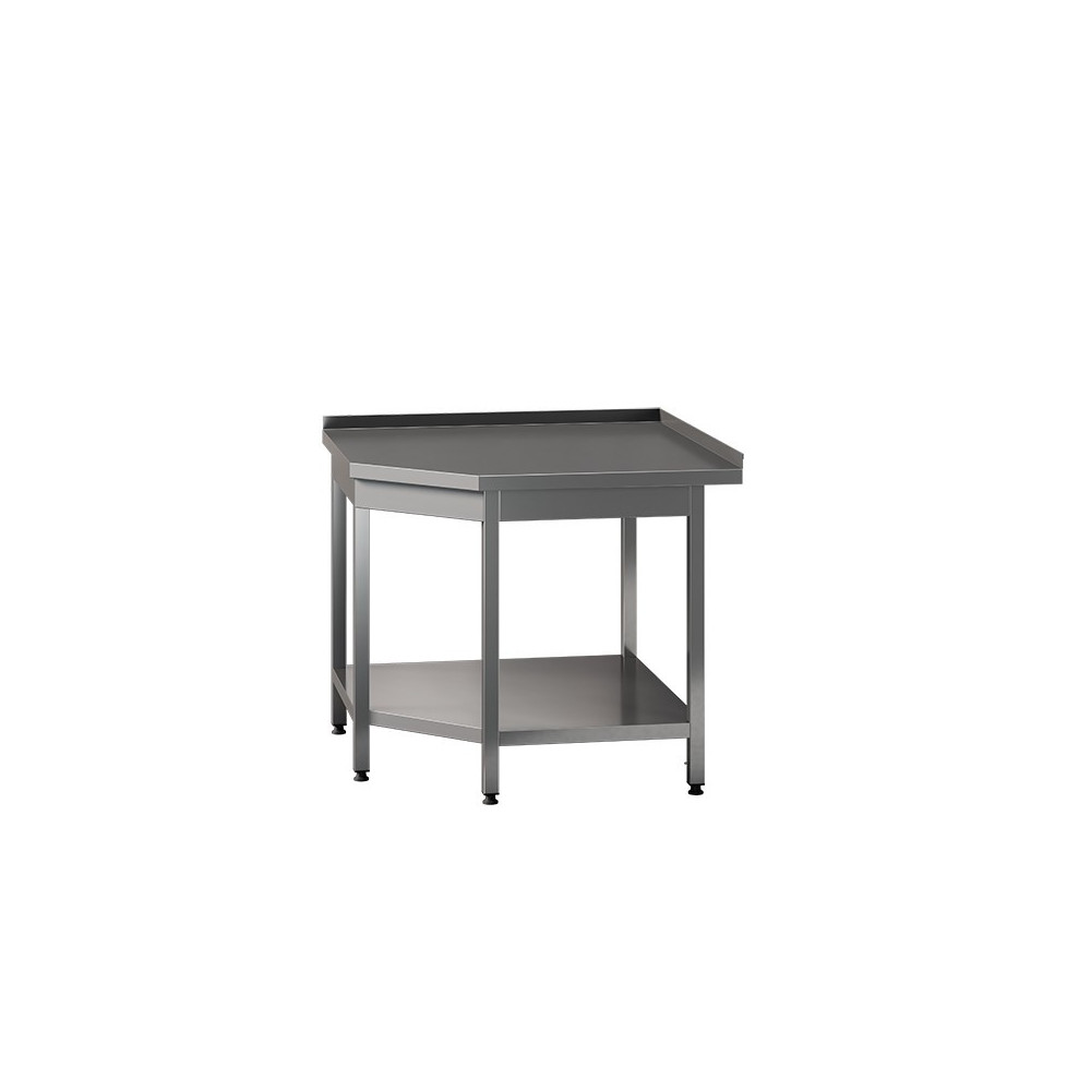 Stół roboczy narożny z półką 1000 × 700 mm – ASBER WTA-107 – ECO Line