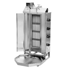 Gyros | opiekacz gazowy do kebaba | 4 palniki | wsad 60kg KLG221 Resto Quality KLG221