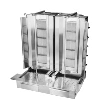 Gyros | opiekacz gazowy do kebaba podwójny | 5+5 palników | wsad 160kg  KLG225-T Resto Quality KLG225-T