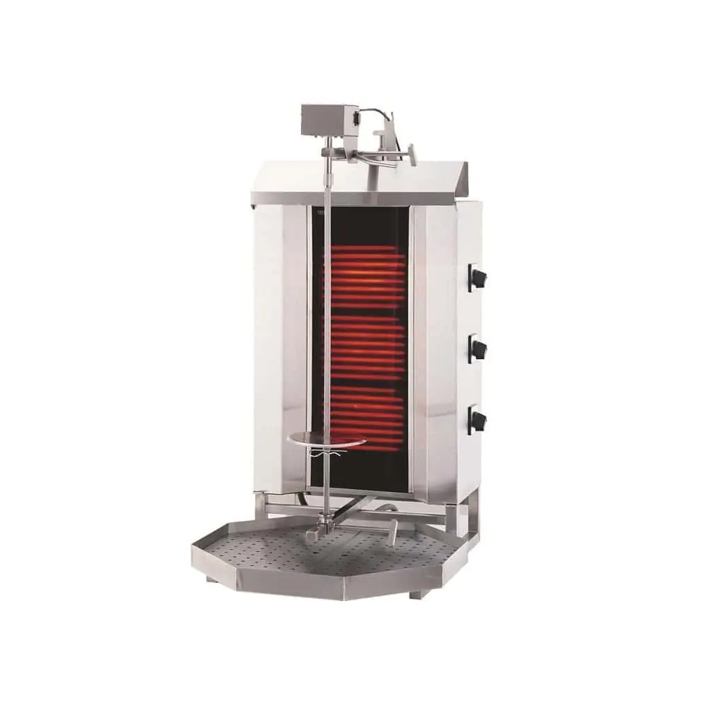 Gyros | opiekacz elektryczny do kebaba | 3 palniki | wsad 40kg KLG230 Resto Quality