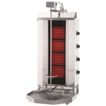 Gyros | opiekacz elektryczny do kebaba | 4 palniki | wsad 60kg KLG231 Resto Quality