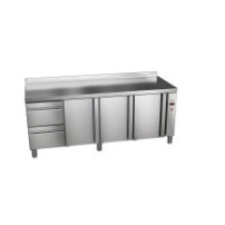 Stół chłodniczy 700 mm z szufladami GN 1/1 bez agregatu – ASBER ETP-7-192-32 R HC SB40