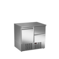 Stół sałatkowy z litym blatem – ASBER ETS-090-12 NS
