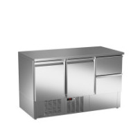 Stół sałatkowy z litym blatem – ASBER ETS-140-22 NS