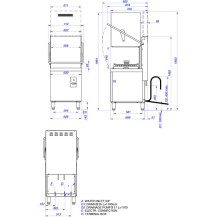 Zmywarka kapturowa – ASBER GEX-H510 B