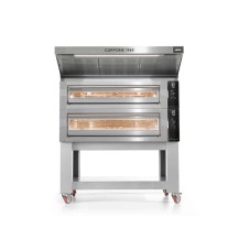 Piec do pizzy 1 komorowy na podstawie, 1 x 4 x 350mm Cuppone Leonardo LN2T/1TS