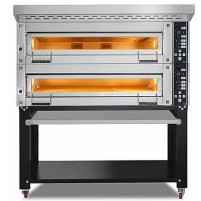 Piec piekarniczy modułowy 2-komorowy | elektryczny | 21 kW | 400V | 1660x1020x1850 | MD/1200/1