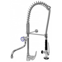 Bateria zlewozmywakowa stojąca - spryskiwacz + wylewka Hydrostop Mini 2 S