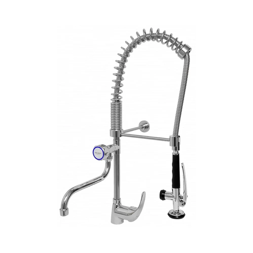 Bateria zlewozmywakowa stojąca - spryskiwacz + wylewka Hydrostop Mini 2 S