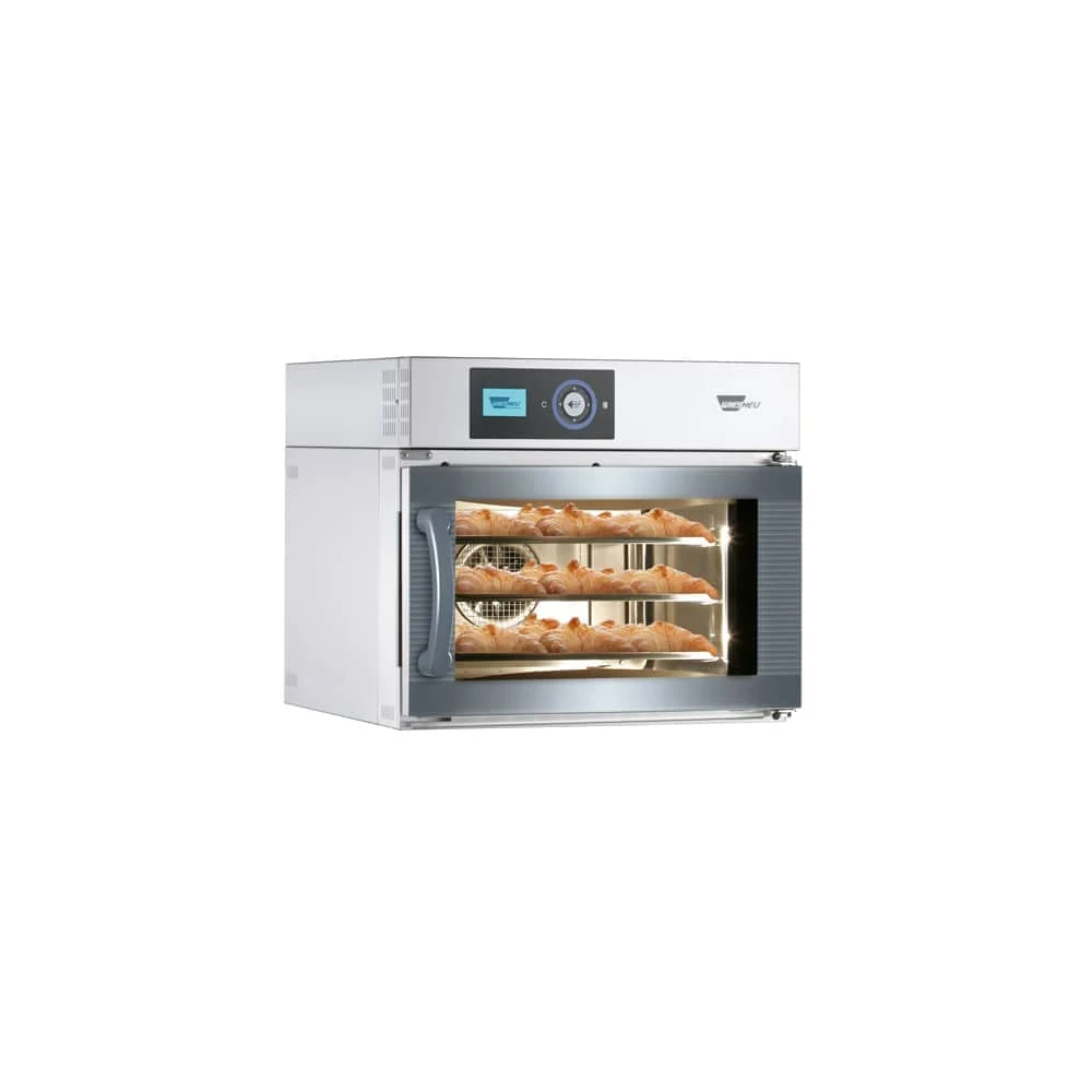 Piec konwekcyjny, piekarniczo-cukierniczy 1 komorowy, panel elektroniczny, blachy 3x440x350, 600x772x550 WIESHEU MINIMAT 43 S