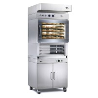 Piec konwekcyjny, piekarniczo-cukierniczy 1 komorowy, panel elektroniczny, blachy 5x600x400, 760x771x745 WIESHEU MINIMAT 64L