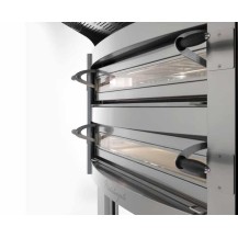Piec do pizzy 1 komorowy, na podstawie, załadunek szeroki 6 x 350mm Cuppone Michelangelo ML635L/1CD