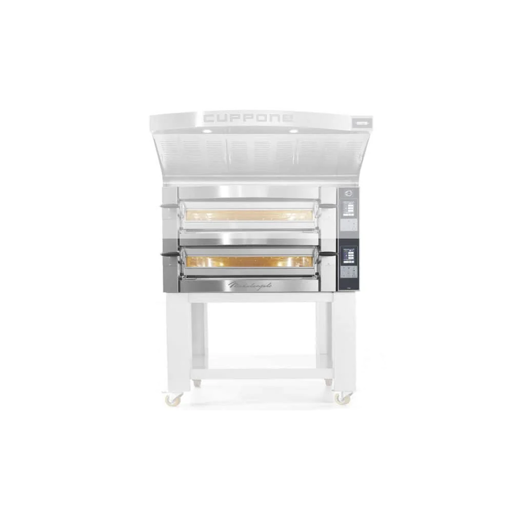 Piec do pizzy 1 komorowy, na podstawie, załadunek szeroki, 6 x 350mm Cuppone Michelangelo ML635L/1TS