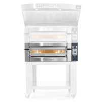 Piec do pizzy 1 komorowy, na podstawie, 9 x 350mm Cuppone Michelangelo ML935/1CD