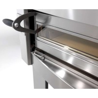 Piec do pizzy 1 komorowy, na podstawie, 9 x 350mm Cuppone Michelangelo ML935/1CD