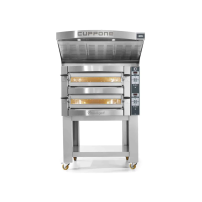 Piec do pizzy 2 komorowy, na podstawie, 2 x 9 x 350mm Cuppone Michelangelo ML935/2CD