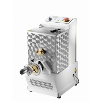 Maszynka do makaronu z nożem odcinającym | system chłodzenia |  podstawa | 25 kg/h | wsad 8 kg ciasta | MPF8N