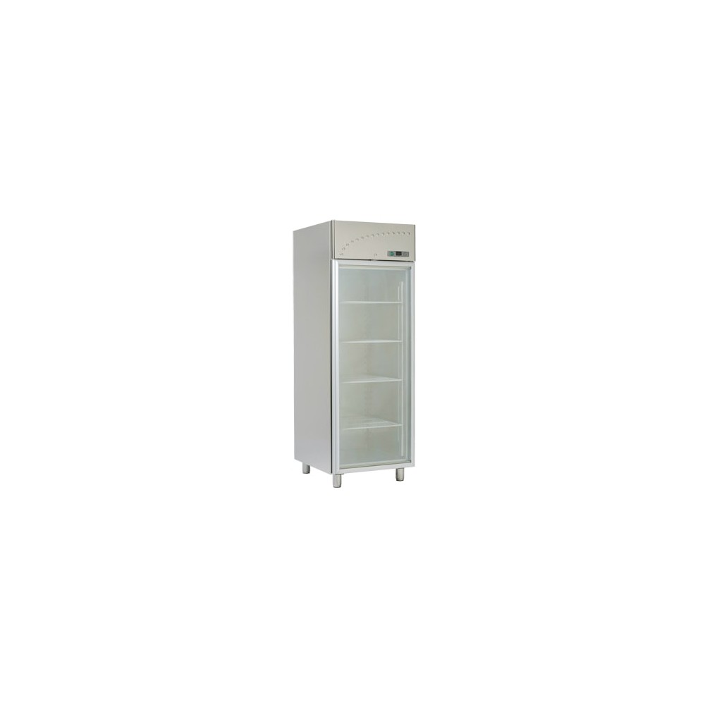 Szafa mroźnicza przeszklona GN 2/1, 710x800x2000, RM GASTRO MS - 70 SV