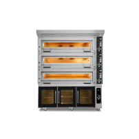 Piec piekarniczy modułowy 3-komorowy | elektryczny | 34,5 kW | 400V | 1660x1020x2050 | MT/1200/2