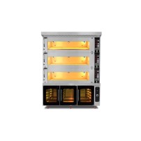 Piec piekarniczy modułowy 3-komorowy | elektryczny | 39,6 kW | 400V | 1660x1400x2170 | MT/1400/2