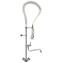 Bateria zlewozmywakowa stojąca - spryskiwacz + wylewka Hydrostop 813 16