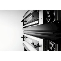 Piec do pizzy gazowy na gaz z butli (LPG), 2 komorowy, 2 x 6 x 300mm, piec szeroki, OEM SG96/2 LPG
