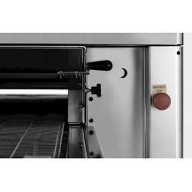 Taśmowy / przelotowy 1 poziomowy piec do pizzy o wydajności 67 pizz x 350mm na godzinę, szerokość taśmy 500mm, OEM TUNNEL TL105 