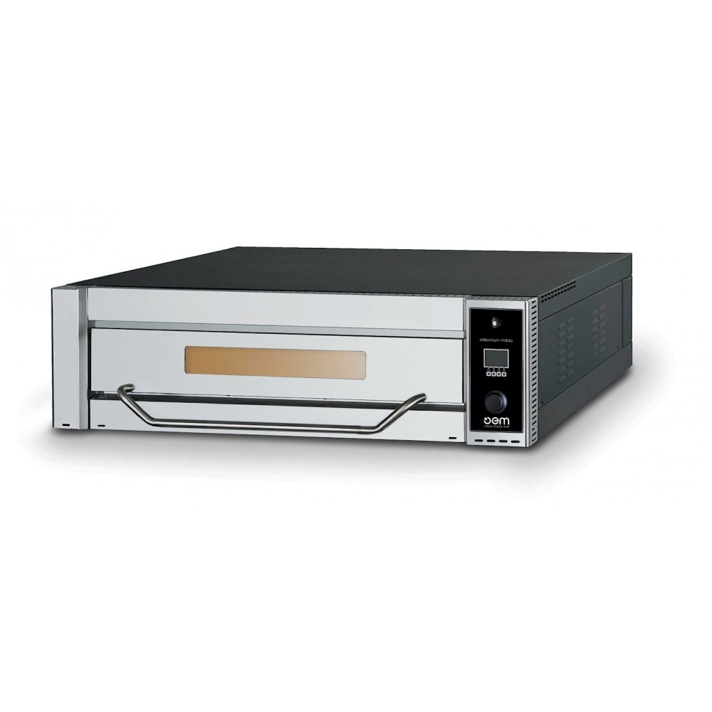 Piec do pizzy 1 komorowy, 4 x 350mm, 400V, drzwi otwierane do góry, sterowanie cyfrowe, OEM VALIDO EVO 435A DG