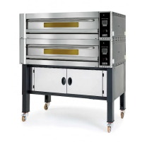 Piec do pizzy 2 komorowy, 2 x 4 x 350mm, 400V, drzwi otwierane do dołu, sterowanie cyfrowe, OEM VALIDO EVO 835B DG