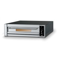 Piec do pizzy 1 komorowy, 6 x 350mm, 400V, piec szeroki, drzwi otwieranie do dołu, OEM VALIDO EVO 635LB EM