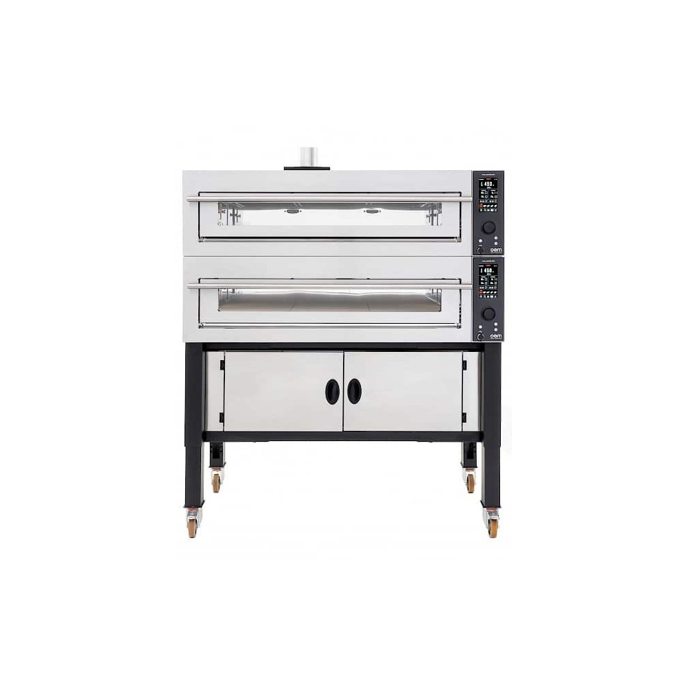 Piec do pizzy 2 komorowy, 2 x 6 x 400mm, na podstawie, sterowanie cyfrowe OEM SUPERTOP VARIO 640 L/2