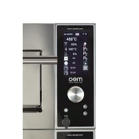 Piec do pizzy 1 komorowy, 4 x 350mm, na podstawie, sterowanie cyfrowe OEM SUPERTOP 435/1