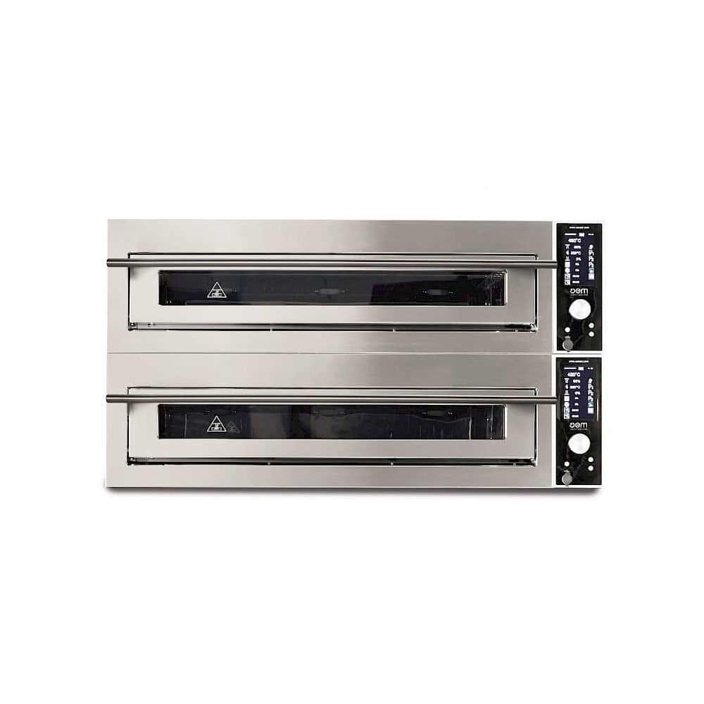 Piec do pizzy 2 komorowy, 2 x 6 x 350mm, piec głęboki, 400V, sterowanie cyfrowe OEM SUPERTOP 635 S/2