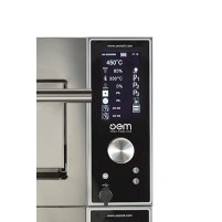 Piec do pizzy 1 komorowy, 6 x 350mm, na podstawie, piec głęboki, sterowanie cyfrowe OEM SUPERTOP 635L/1