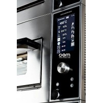 Piec do pizzy 3 komorowy, 3 x 9 x 350mm, na podstawie, sterowanie cyfrowe OEM SUPERTOP 935/3