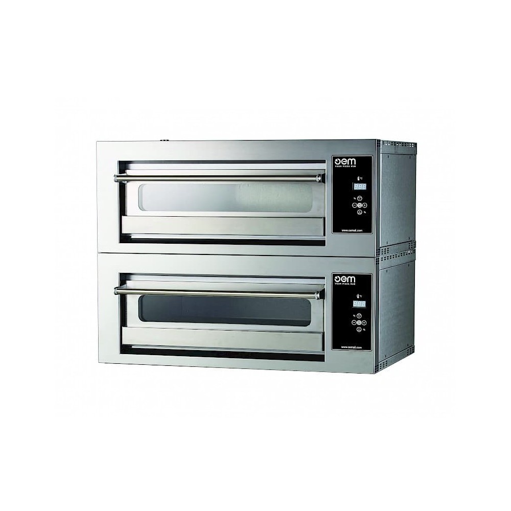 Piec do pizzy 2 komorowy, 2 x 2 x 300mm, 230V, OEM PRATICO C64 EM