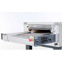 Taśmowy / przelotowy 2 poziomowy piec do pizzy o wydajności 248 pizz x 350mm na godzinę, szerokość taśmy 800mm, OEM TUNNEL TL108