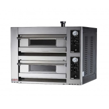 Piec do pizzy 2 komorowy, 2 x 6 x 300mm, piec szeroki, 400V, OEM DOMITOR 1230L EM