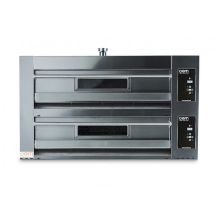 Piec do pizzy 2 komorowy, 2 x 6 x 300mm, piec szeroki, 400V, sterowanie cyfrowe, OEM DOMITOR 1230L DG