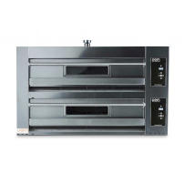 Piec do pizzy 2 komorowy, 2 x 6 x 300mm, piec szeroki, 400V, sterowanie cyfrowe, OEM DOMITOR 1230L DG