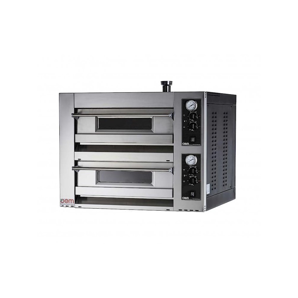 Piec do pizzy 2 komorowy, 2 x 4 x 300mm, 400V, OEM DOMITOR 830 EM