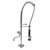 Bateria zlewozmywakowa stojąca - spryskiwacz + wylewka Hydrostop OMEGA 1.2