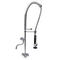 Bateria zlewozmywakowa stojąca - spryskiwacz + wylewka Hydrostop OMEGA 1.2